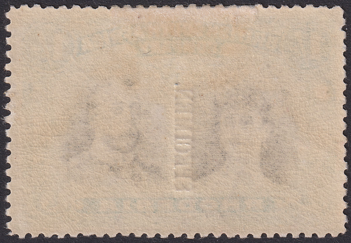 Rhodesia 1910 KGV SPECIMEN Double Head 1sh Black + Blue-Green p14 Mint SG151s