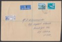 Click for more photos and details Rhodesia 1969 QEII 2sh6d/25c + 1sh3d Used on Regd Airmail Cover SALISBURY