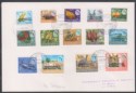 Click for more photos and details Rhodesia 1966 QEII Independence Opt Part Set to £1 First Day Cover SALISBURY