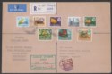 Click for more photos and details Rhodesia 1966 QEII Independ Opt Short Set to 1sh Reg Air FDC w Postage Due 2sh6d