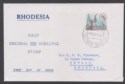 Click for more photos and details Rhodesia 1967 QEII Dual Currency 3d/2½c Used on Commem First Day Cover SALISBURY