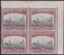 Click for more photos and details South Africa 1927 KGV Union Buildings 2d Grey + Maroon p14 Block of 4 Mint SG34