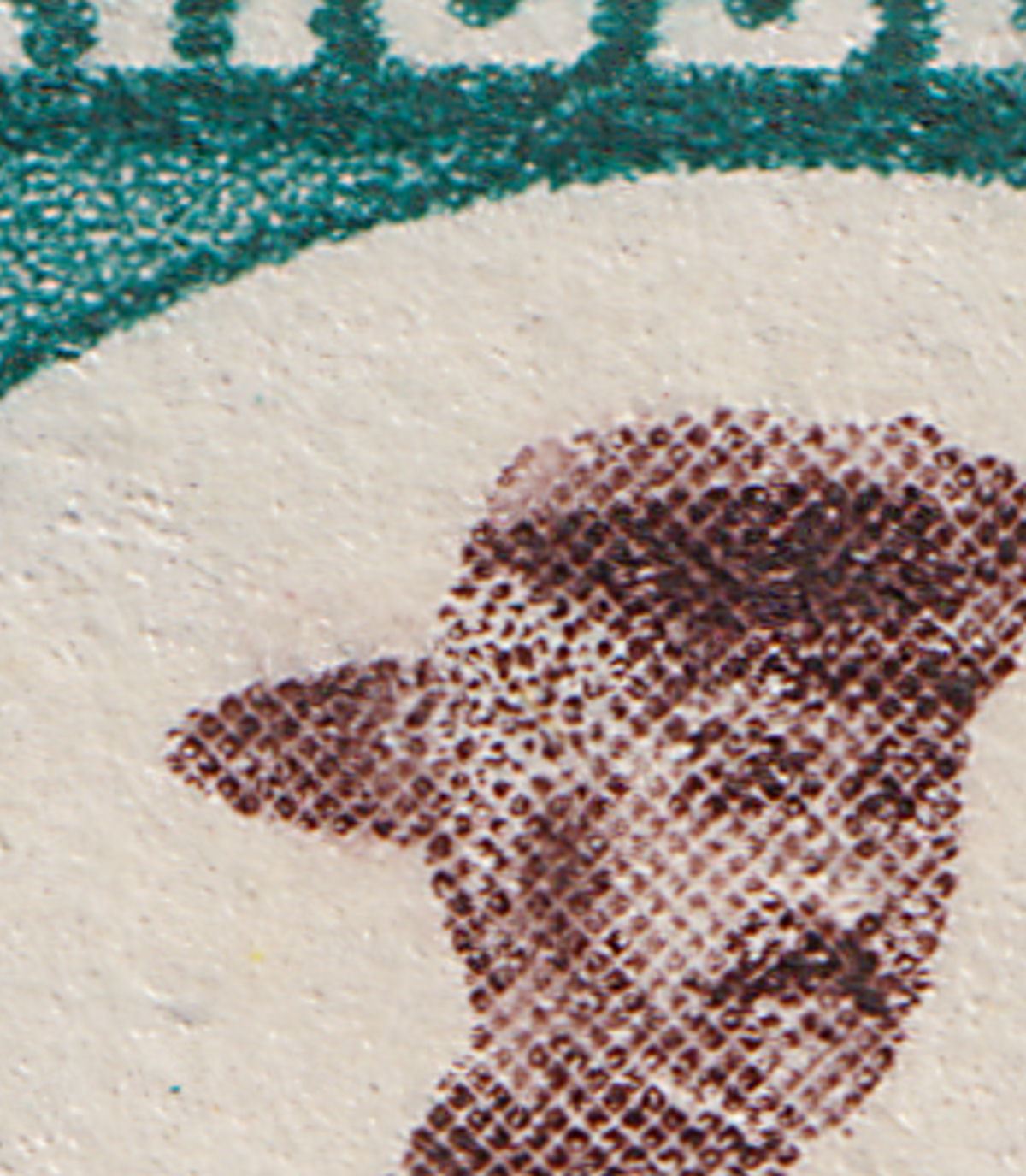 Southern Rhodesia 1943 KGVI Pioneer 2d Strip with Hat Brim Retouch Mint SG61a
