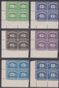 Click for more photos and details Southern Rhodesia 1951 KGVI Postage Due Overprint Block Set Mint SG D1-D7 cat£64