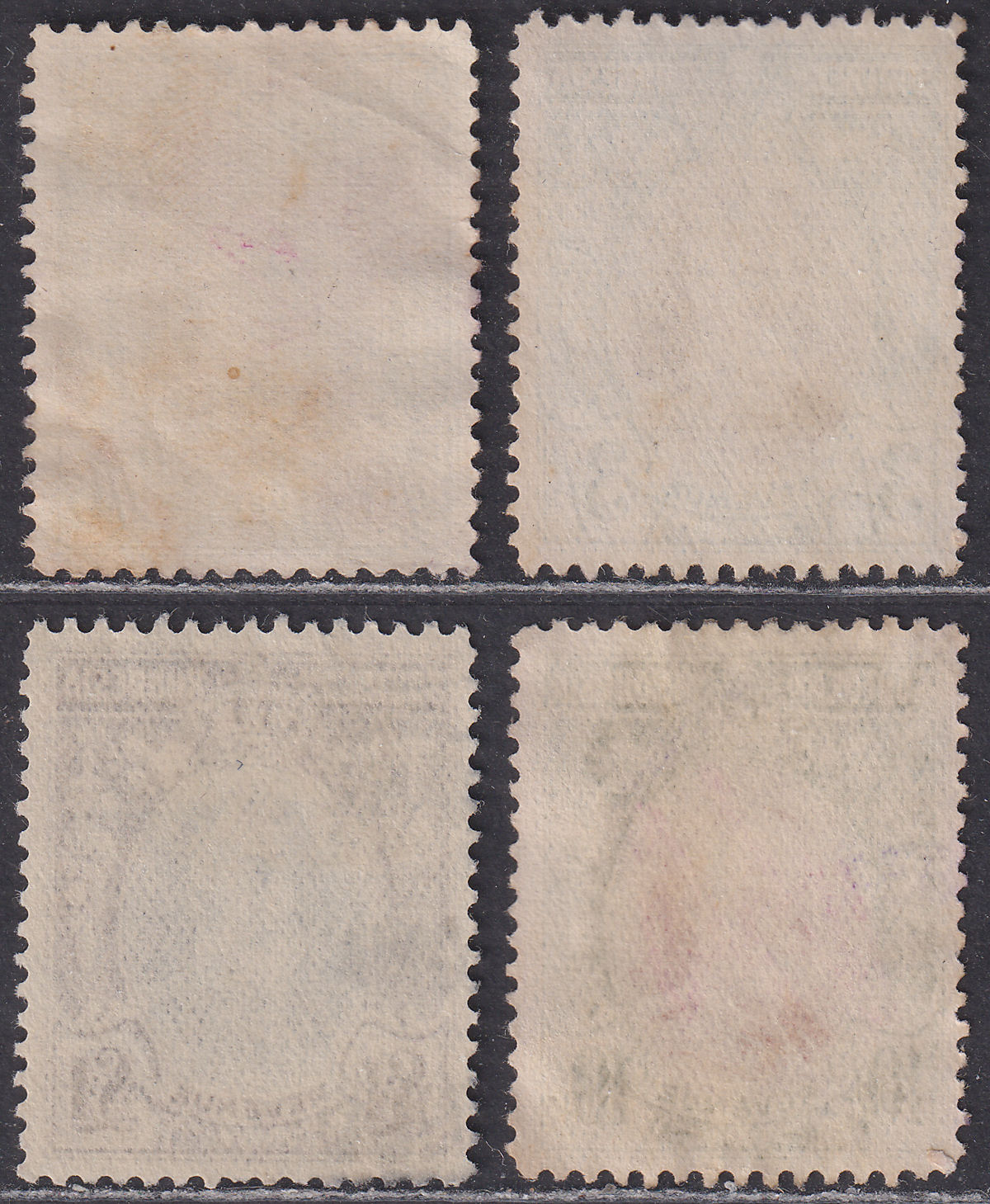 Southern Rhodesia 1931 KGV Revenue 3sh, 7sh6d, 10sh, £1 Used BF9-BF12