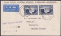 Click for more photos and details Southern Rhodesia 1934 KGV 3d x2 First Official Airmail Cover Used to Nyasaland