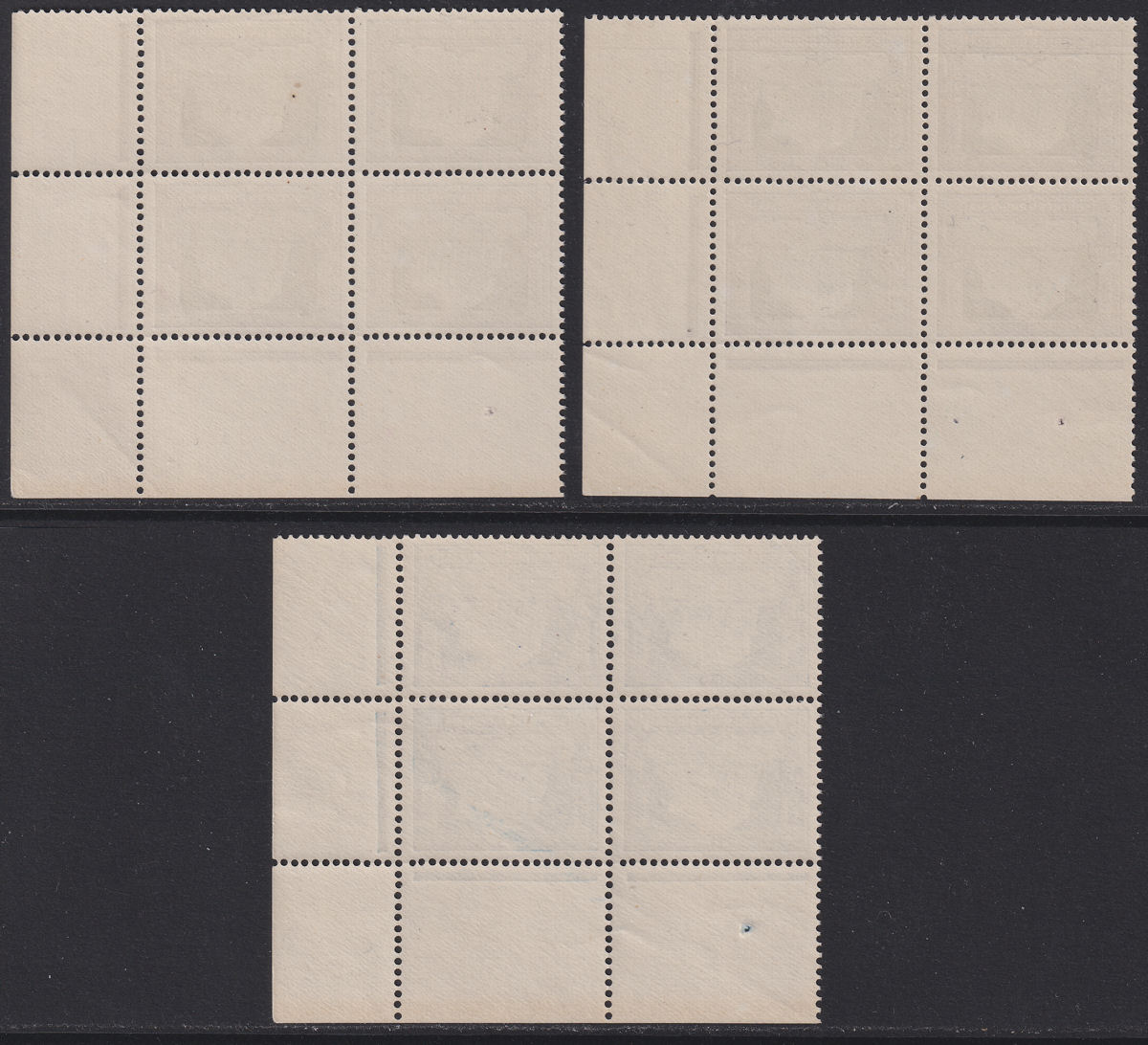 Southern Rhodesia 1931 KGV 2d x2, 3d Blocks of 4 UM Mint SG17-18 cat £160 MNH