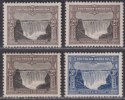 Click for more photos and details Southern Rhodesia 1931 KGV 2d Black + Sepia Shades, 3d Ultramarine Mint SG17-18