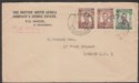 Click for more photos and details Southern Rhodesia 1949 KGVI 1sh, 1½d x 2 Used on Cover Mazoe to London, England