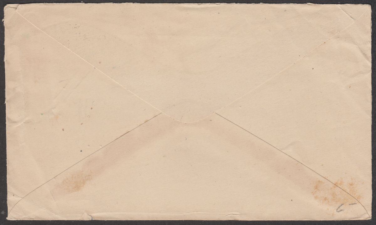 Southern Rhodesia 1949 KGVI 1sh, 1½d x 2 Used on Cover Mazoe to London, England