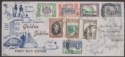 Click for more photos and details Southern Rhodesia 1940 KGVI BSAC Golden Jubilee First Day Cover Used