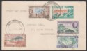 Click for more photos and details Southern Rhodesia 1953 Rhodes Centenary Set Used on Local First Day Cover