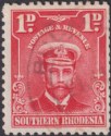 Click for more photos and details Southern Rhodesia 1929 KGV Admiral 1d Bright Rose Coil Perf 12½ Used* SG2d c£90