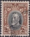 Click for more photos and details Southern Rhodesia 1933 KGV Field Marshal 2sh Black & Brown p11½ Used SG25a c £40