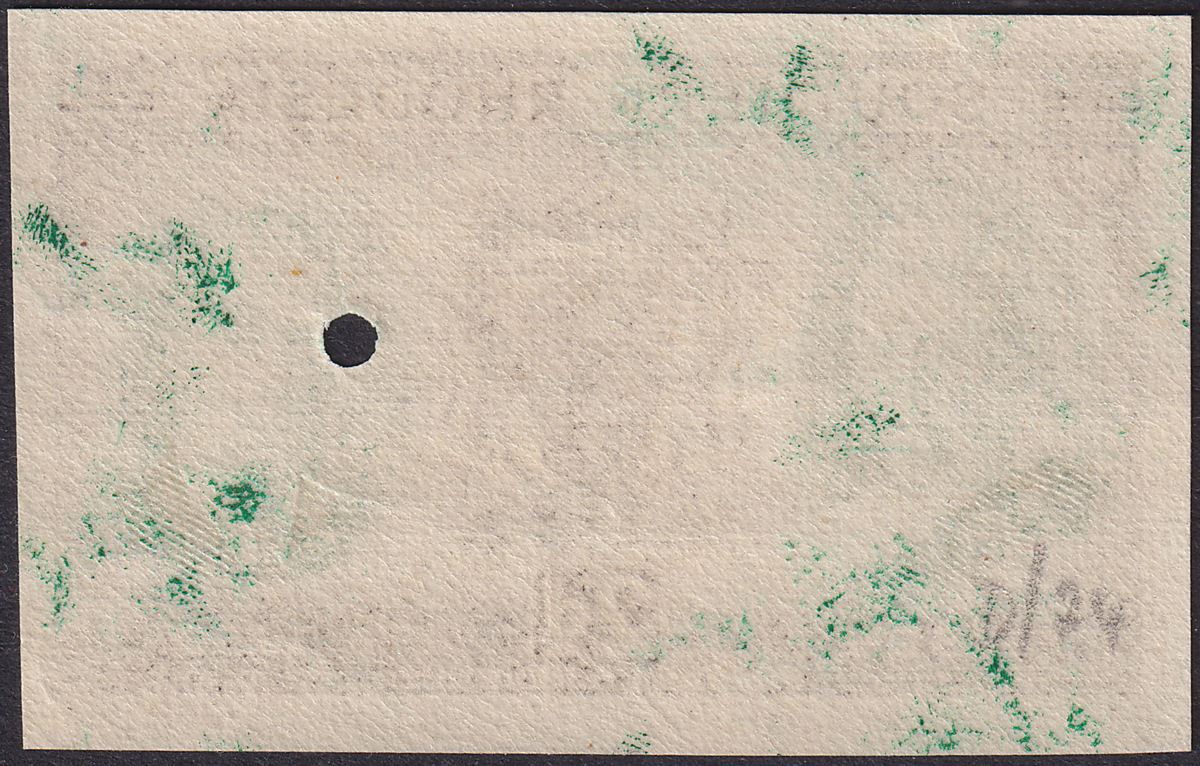 Southern Rhodesia 1950 KGVI Diamond Jubilee 2d Imperf Printer's Proof