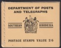 Click for more photos and details Southern Rhodesia c1946 KGVI 2sh6d Stamp Booklet Complete SB4b cat £350