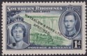Click for more photos and details Southern Rhodesia 1937 KGVI Coronation 1d E + B Printer