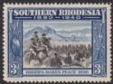 Click for more photos and details Southern Rhodesia 1940 KGVI 3d with Marks in Sky Mint SG57