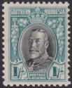 Click for more photos and details Southern Rhodesia 1935 KGV Field Marshal 1sh Black + Blue p11½ Mint SG23a c£150