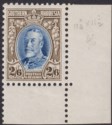 Click for more photos and details Southern Rhodesia 1933 KGV Field Marshal 2sh6d Blue and Drab perf 11½ Mint SG26a
