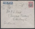 Click for more photos and details Southern Rhodesia 1936 KGV 6d Used on Airmail Cover SG20a SALISBURY to Edinburgh
