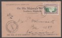 Click for more photos and details Southern Rhodesia 1953 KGVI Falls 2d Used on OHMS Cover BULAWAYO to Johannesburg