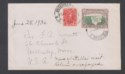 Click for more photos and details Southern Rhodesia 1936 KGV Falls 2d + Field Marshal 1d Used on Cover MUTAMBARA