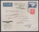 Click for more photos and details Southern Rhodesia 1934 KGV 3d+1d Signed First Flight Cover Used SALISBURY Limbe