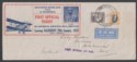 Click for more photos and details Southern Rhodesia 1932 KGV 1sh6d + 2d Commem First Flight Cover Used SALISBURY