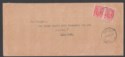 Click for more photos and details Southern Rhodesia 1934 KGV Field Marshal 1d Pair Used on Cover QUEQUE - S Africa