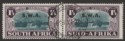 Click for more photos and details South West Africa 1939 KGVI SWA Opt Huguenotes 1½d + 1½d Pair Used SG113