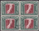 South West Africa 1931 KGVI Falls 20sh Lake + Blue-Green Block Used SG85 c£180