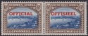 South West Africa 1951 KGVI Official 6d Opt Transposed Variety Mint SG O27a c£29