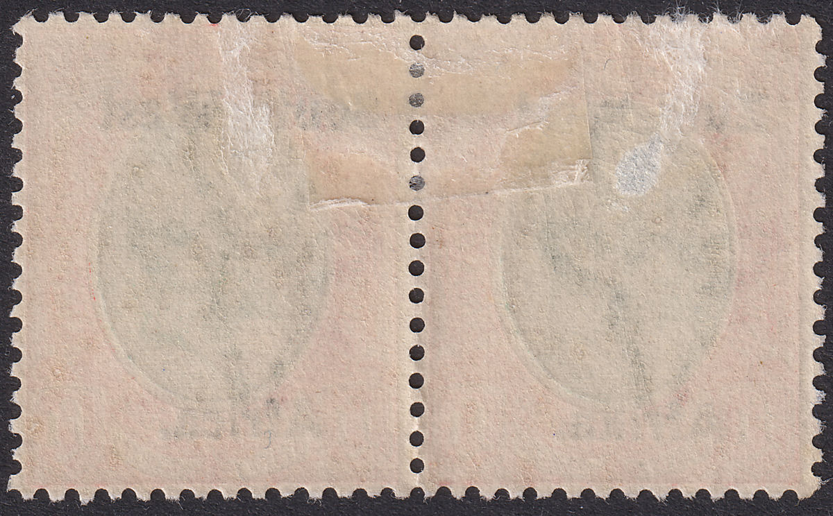 South West Africa 1923 KGV Zuid-West 14mm Overprint £1 Pair Mint SG12 c£900 THIN