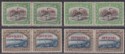 South West Africa 1945-50 KGVI Official Overprint ½d 6d Pairs Mint SG O18 SG O22