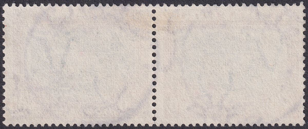 South West Africa 1927 KGV Overprint 2sh6d Green + Brown Pair Used SG65 cat £85