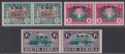 South West Africa 1939 KGVI Anniv Huguenots Overprint Set Mint SG111-13 cat £65
