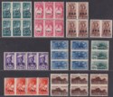 South West Africa 1943 KGVI War Effort Reduced Size Opt Set Mint SG123-130