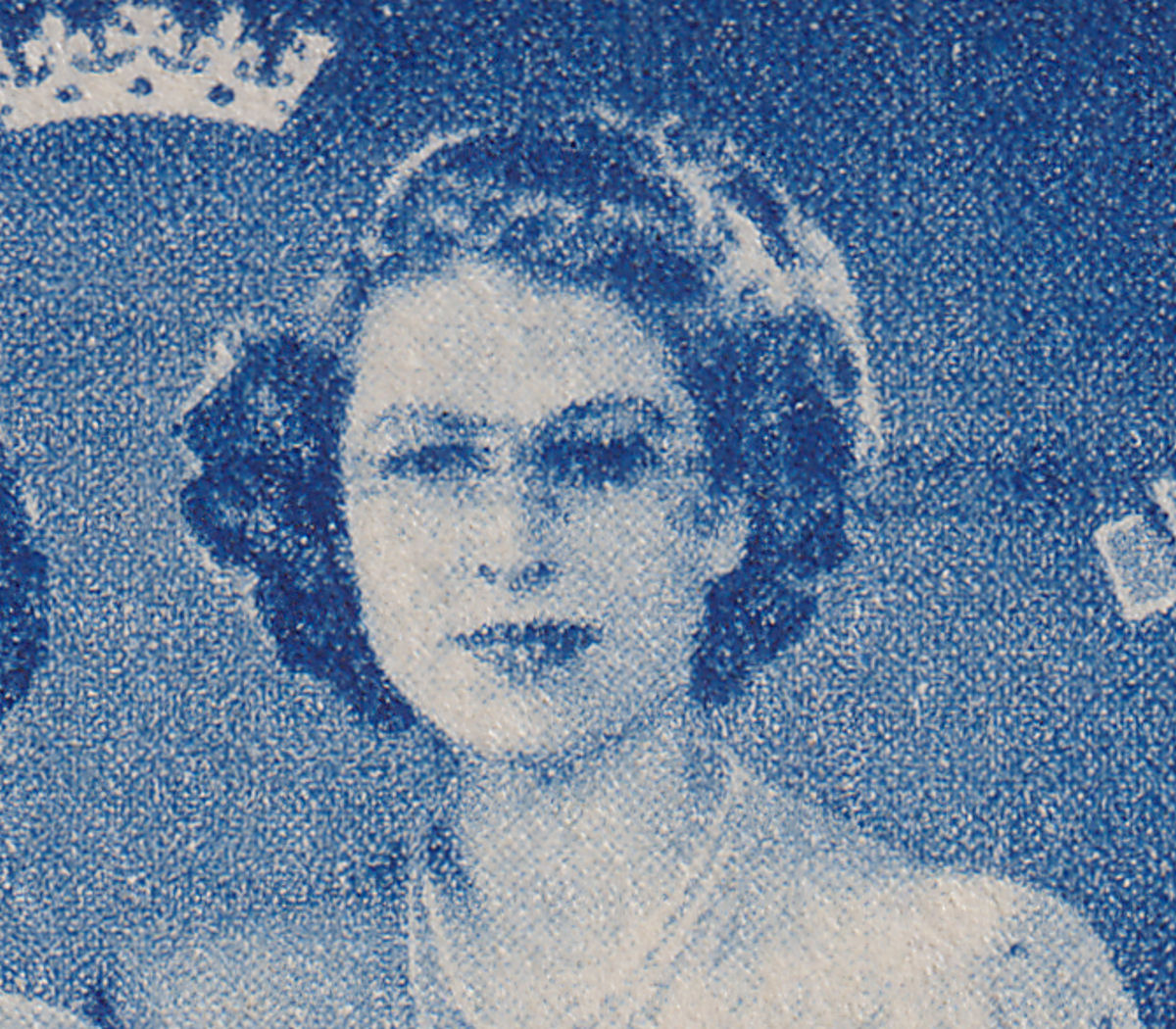 South West Africa 1947 KGVI Royal Visit 3d Mint Black-eyed Princess Var SG136a