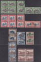 South West Africa 1931 KGV Pairs Part Set to 5sh Used + Mail Train 