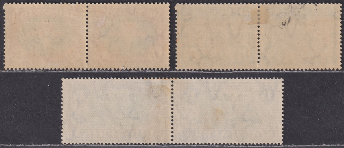 South West Africa 1939 KGVI Anniv Huguenots Overprint Set Used SG111-13 cat £65