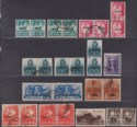 South West Africa 1941-43 KGVI War Effort Overprint Set Used SG114-122 cat £90