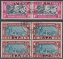 South West Africa 1938 KGVI Voortrekker Commemoration Used SG109-110 cat £58