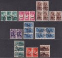 South West Africa 1943 KGVI War Effort Reduced Size Opt Set Used SG123-130