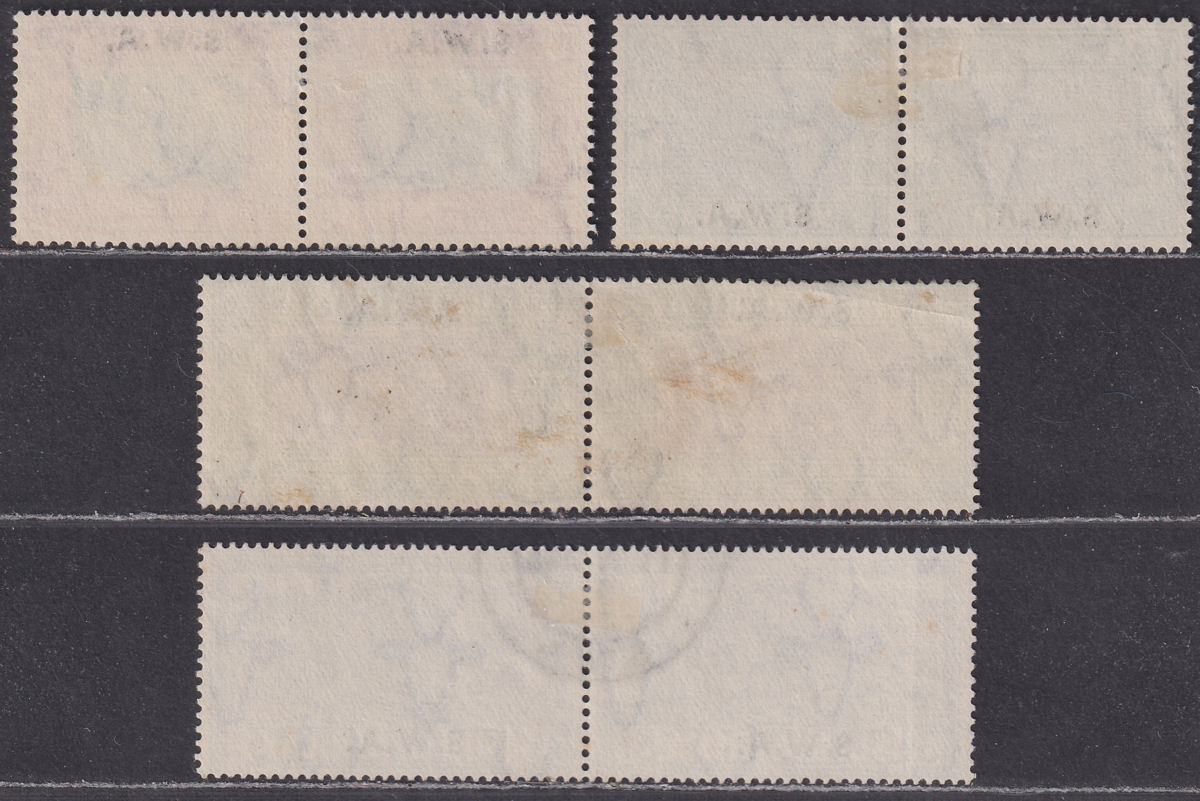 South West Africa 1938 KGVI Voortrekker Memorial Set Used SG105-108 cat £160