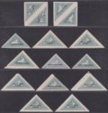 South West Africa 1926-27 KGV Hope Triangle ½d Grey-Blue Overprint Selectn Mint