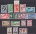 Click for more photos and details Sarawak 1955 Queen Elizabeth II Set Mint SG188-202 cat £110