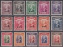 Click for more photos and details Sarawak 1945 KGVI Brooke BMA Overprint Short Set to $1 Mint SG126-140