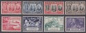 Click for more photos and details Sarawak 1946-47 Centenary Issue Set / 75th Anniv of UPU Set Mint cat £45 faults