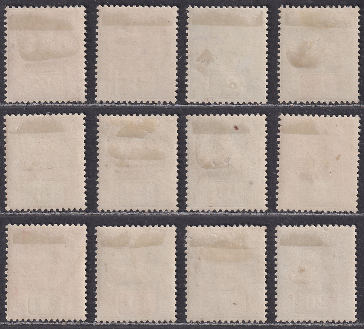 Sarawak 1918 KGV Sir Charles Vyner Brooke Set Mint SG50-61 cat £140
